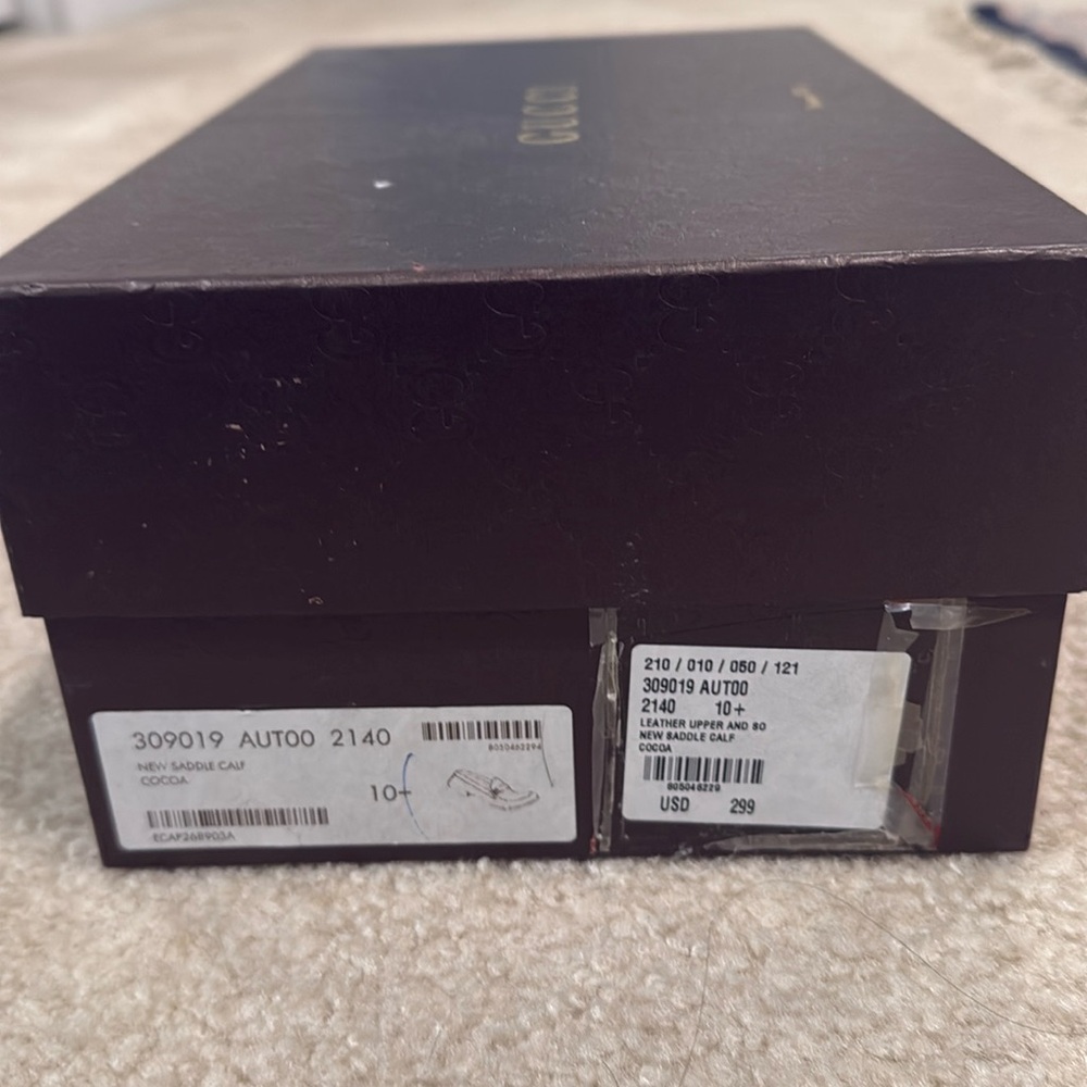 Brown (cocoa) men’s 10.5 Gucci Shoes